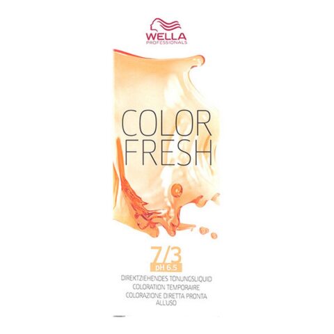 Ημιμόνιμη Βαφή Color Fresh Wella Nº 7/3 (75 ml)