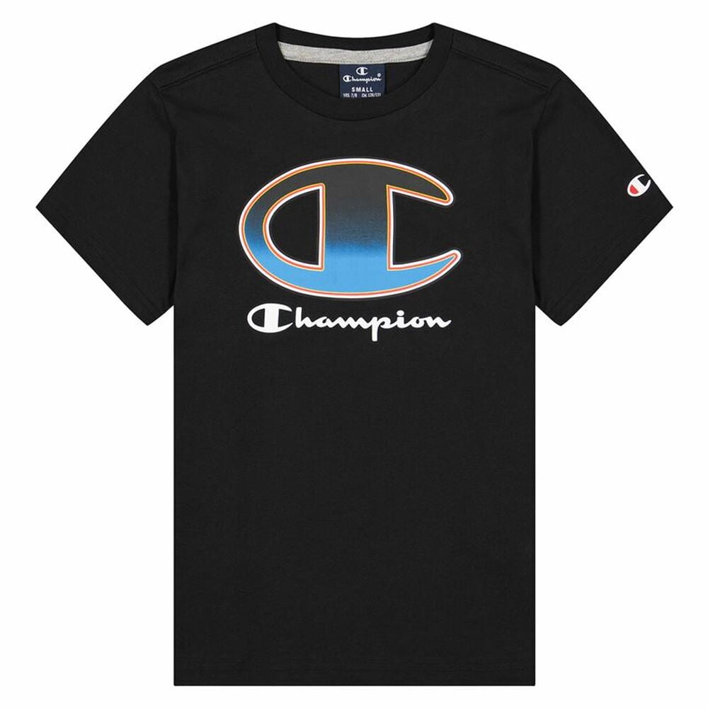 Μπλούζα με Κοντό Μανίκι Champion Crewneck T-Shirt B Μαύρο