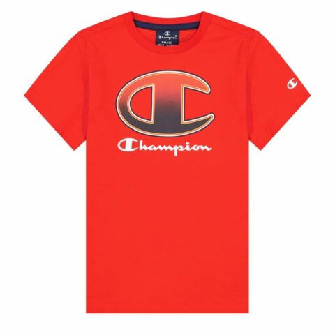 Μπλούζα με Κοντό Μανίκι Champion Crewneck T-Shirt B Κόκκινο