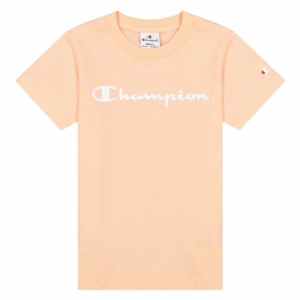 Παιδικό Μπλούζα με Κοντό Μανίκι Champion Crewneck T-Shirt Ροζ