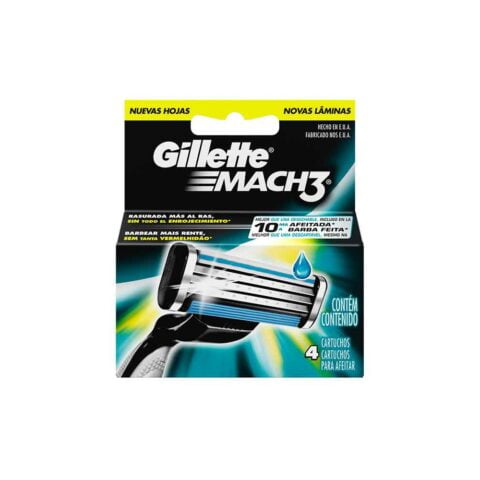 Ξυραφάκι Αντικατάστασης Gillette Mach3 (4 uds)