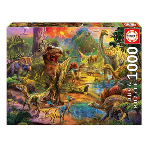 Παζλ Dinosaur Land Educa (1000 pcs)