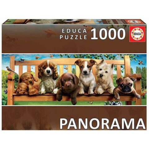 Παζλ Educa Dogs on the Bench 1000 pcs