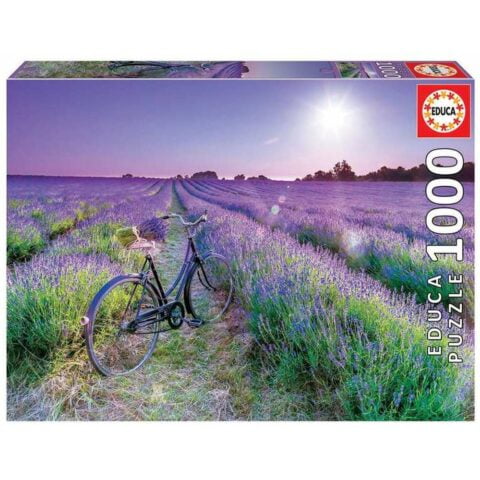 Παζλ Educa Cycling in Lavender Fields 1000 pcs