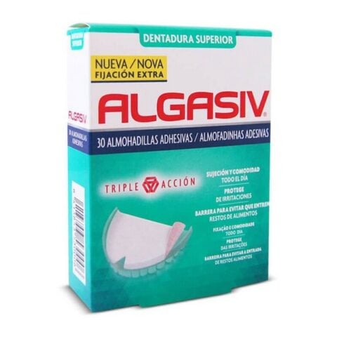Συγκολλητικά Μαξιλάρια για Οδοντοστοιχίες Superior Algasiv ALGASIV SUPERIOR (30 uds)