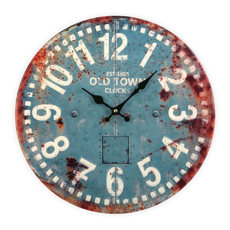 Ρολόι Τοίχου Versa Old Town Μέταλλο (4 x 40 x 40 cm)
