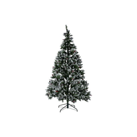 Χριστουγεννιάτικο δέντρο DKD Home Decor Πράσινο PVC Ανανάδες Χιονισμένο 120 x 120 x 180 cm