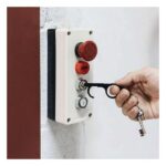 Anti-Contact Key Contact Safe Touch Μαύρο Αλουμίνιο