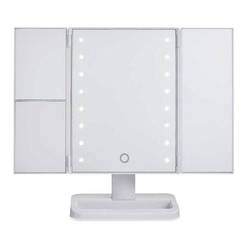 Μεγεθυντικό Καθρέφτη με LED 1x 2x 3x Λευκό (34