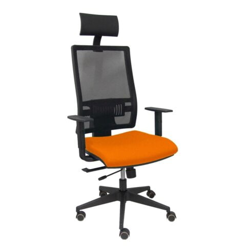Καρέκλα γραφείου με κεφαλάρι P&C Horna Traslack bali Πορτοκαλί
