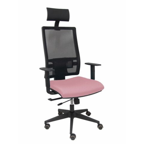 Καρέκλα γραφείου με κεφαλάρι P&C Horna Traslack bali Ροζ