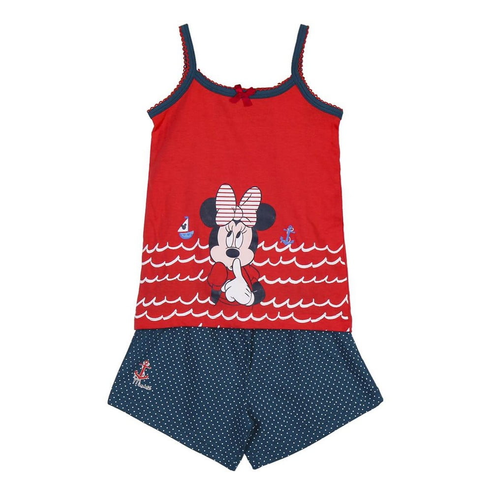 Kαλοκαιρινή παιδική πιτζάμα Minnie Mouse Ναυτικό Μπλε