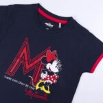 Kαλοκαιρινή παιδική πιτζάμα Minnie Mouse Γκρι Σκούρο μπλε