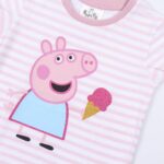 Παιδικό Μπλούζα με Κοντό Μανίκι Peppa Pig Ροζ