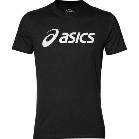 Ανδρική Μπλούζα με Κοντό Μανίκι Asics Big Logo  Μαύρο