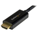 Καλώδιο DisplayPort σε HDMI Startech MDP2HDMM1MB 4K Ultra HD Μαύρο 1 m