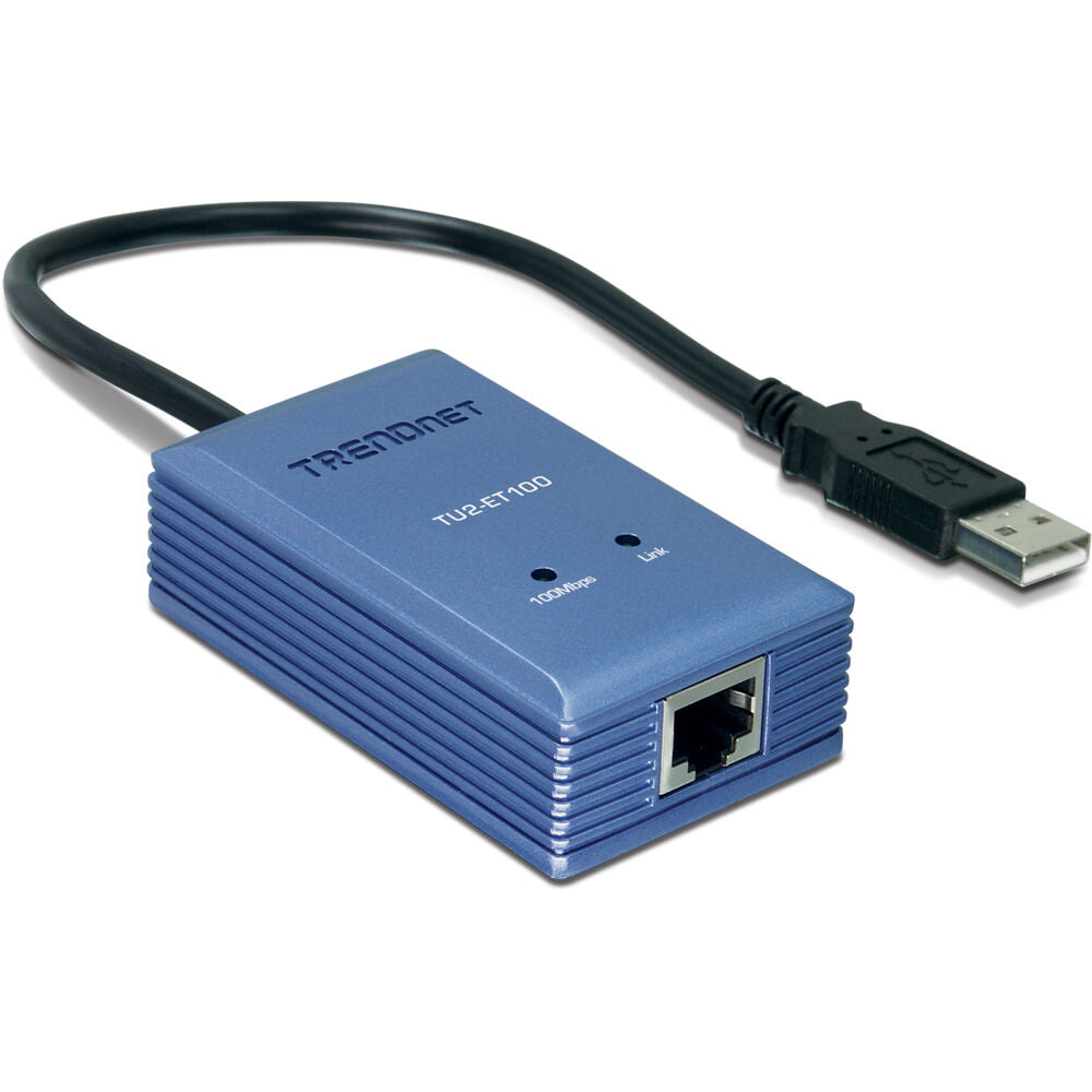 Αντάπτορας USB Trendnet TU2-ET100            Μπλε