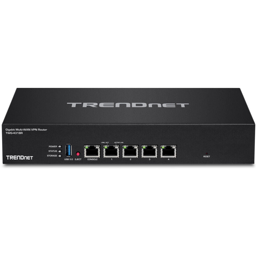 Router Trendnet TWG-431BR Μαύρο