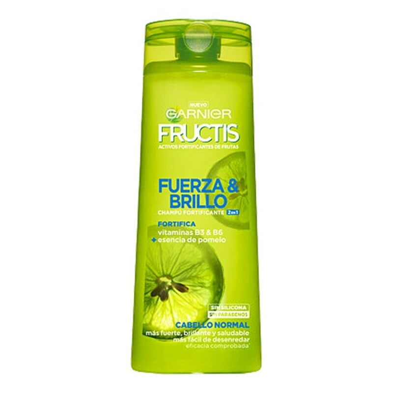 Ενισχυτικό Σαμπουάν Fructis Fuerza & Brillo 2 en 1 Garnier (360 ml) (360 ml)