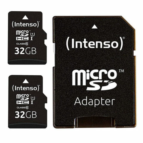 Κάρτα Μνήμης Micro SD με Αντάπτορα INTENSO 32 GB x 2