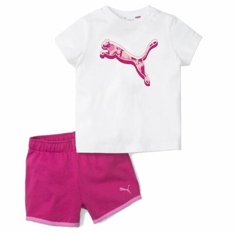 Αθλητικό Σετ για Παιδιά Puma Minicats Alpha Ροζ