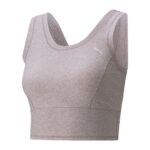 Γυναικείο Aθλητικó Τόπ Puma Studio Yogini Luxe Crop Tank Βιολετί