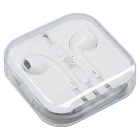 Ακουστικά με Μικρόφωνο Goms Λευκό 3
