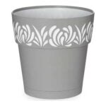 Self-watering pot Gaia Γκρι Πλαστική ύλη (19 x 19 x 19 cm)