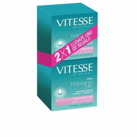 Ενυδατική κρέμα προοσώπου Vitesse Mineral 24 ώρες (2 x 50 ml)