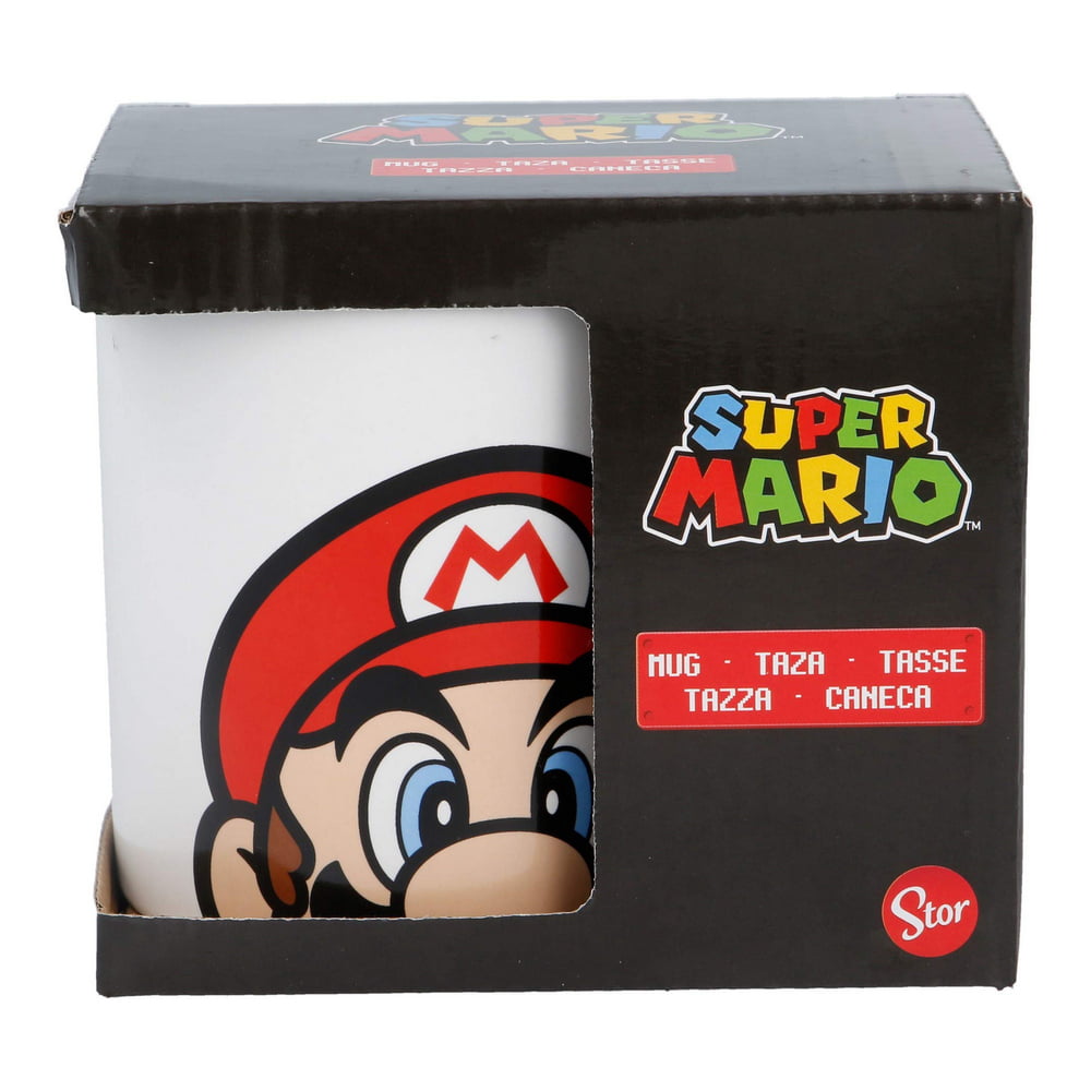 Κούπα Φλιτζάνι Super Mario Λευκό Κεραμικά Κόκκινο (350 ml)