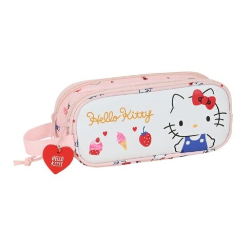 Κασετίνα Hello Kitty Happiness Girl Ροζ Λευκό (21 x 8 x 6 cm)