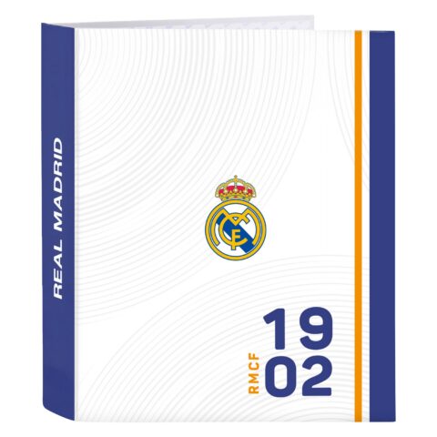 Φάκελος δακτυλίου Real Madrid C.F. Μπλε Λευκό A4 27 x 33 x 6 cm