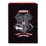 Φάκελος Harry Potter Witchcraft Μαύρο Μπορντό A4