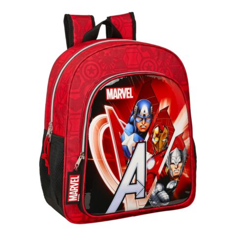 Σχολική Τσάντα The Avengers Infinity Κόκκινο Μαύρο (32 x 38 x 12 cm)