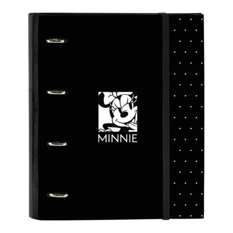 Φάκελος δακτυλίου Minnie Mouse Topitos A4 Μαύρο (35 mm)