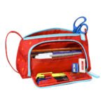 Κασετίνα SuperThings Kazoom Kids Κόκκινο Ανοιχτό Μπλε (20 x 11 x 8.5 cm) (32 Τεμάχια)