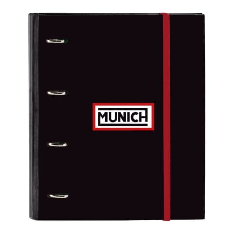 Φάκελος δακτυλίου Munich Deep Night A4 Μαύρο (35 mm)