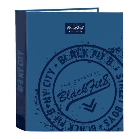 Φάκελος δακτυλίου BlackFit8 Stamp Μπλε A4 (40 mm)