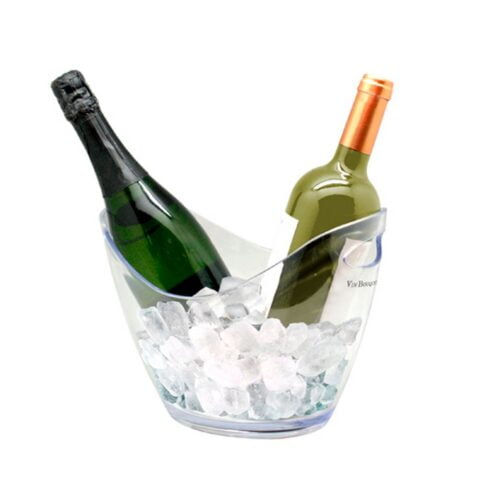 Δοχείο για Πάγο Vin Bouquet Διαφανές PS (2 μπουκάλια)