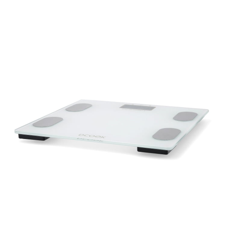 Ψηφιακή Ζυγαριά Μπάνιου Dcook Λευκό Πλαστική ύλη (30 x 30 x 2 cm)