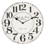 Ρολόι Τοίχου Quid Paris Ξύλο (34 cm)