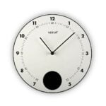 Ρολόι Τοίχου Versa Λευκό Ξύλο