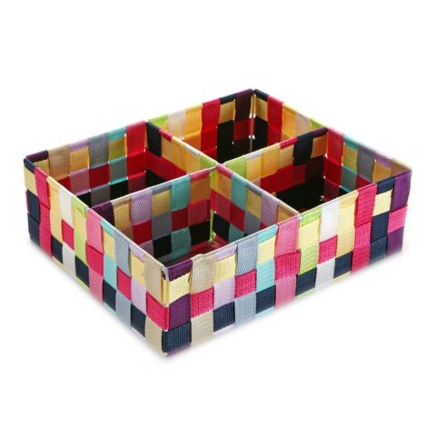 Κουτί με διαμερίσματα Versa Πολύχρωμο (27 x 10 x 32 cm)