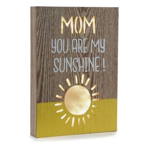Διακοσμητικό κουτί Versa Mom Sunshine Ξύλο (3