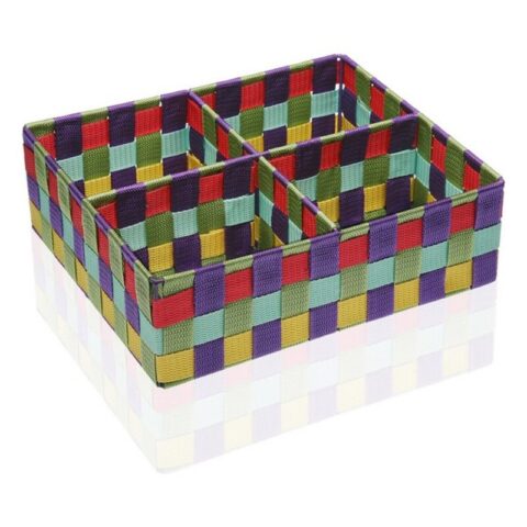 Κουτί με διαμερίσματα Versa Giardino Υφασμάτινο (27 x 10 x 32 cm)