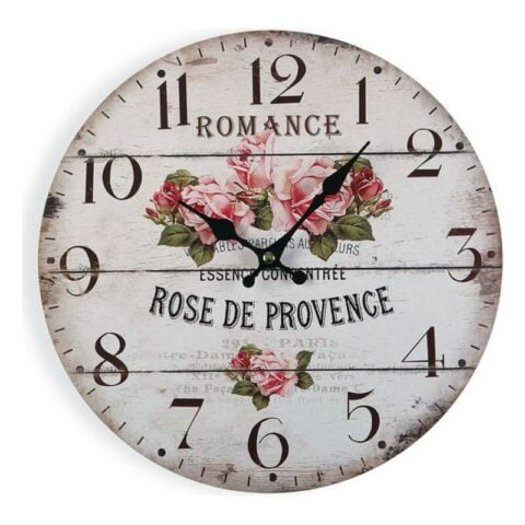 Ρολόι Τοίχου Versa Romance Ξύλο (4 x 30 x 30 cm)