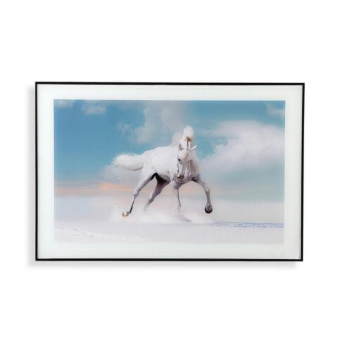 Πίνακας Versa Άλογο Κρυστάλλινο Ξύλο MDF (2 x 60 x 40 cm)