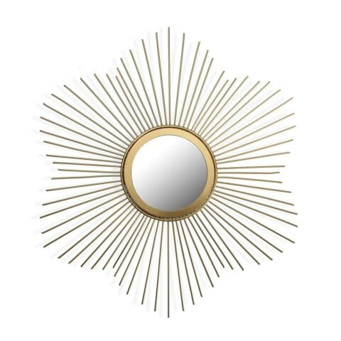 Τοίχο καθρέφτη Versa Χρυσό Κρυστάλλινο Μέταλλο (1