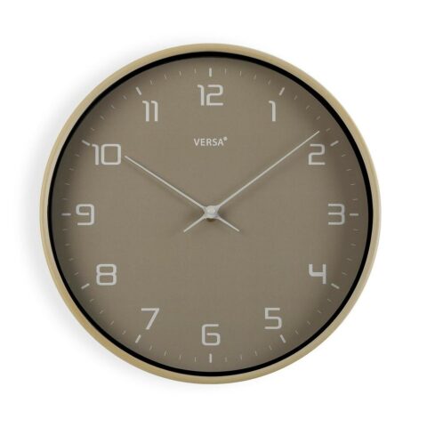 Ρολόι Τοίχου Versa Γκρι Ξύλο 30