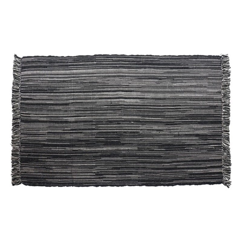 Χαλί DKD Home Decor Μαύρο βαμβάκι Boho (230 x 160 cm)